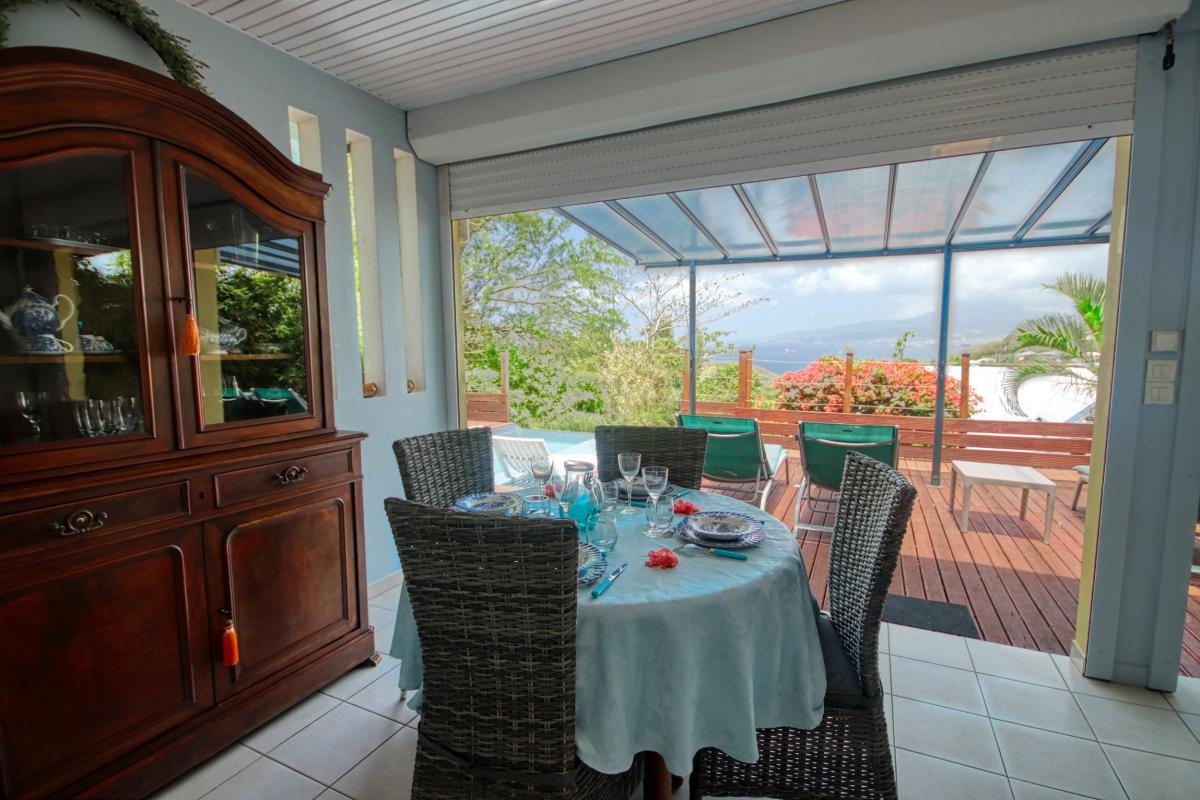 Location villa Martinique - Séjour espace repas